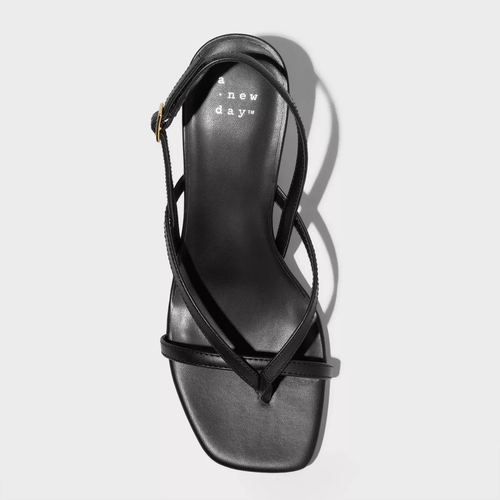 A New Day Women's Elegant Black Sandals